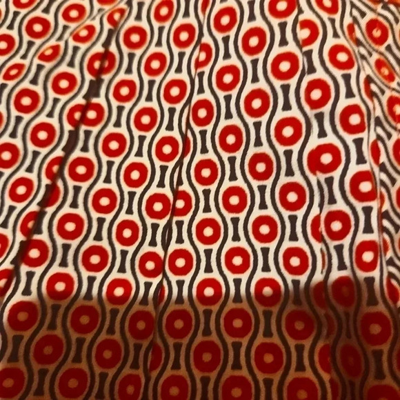 NWOT Talbots sleeveless  red,white and blue patterned top Size 4 - Picture 4 of 5